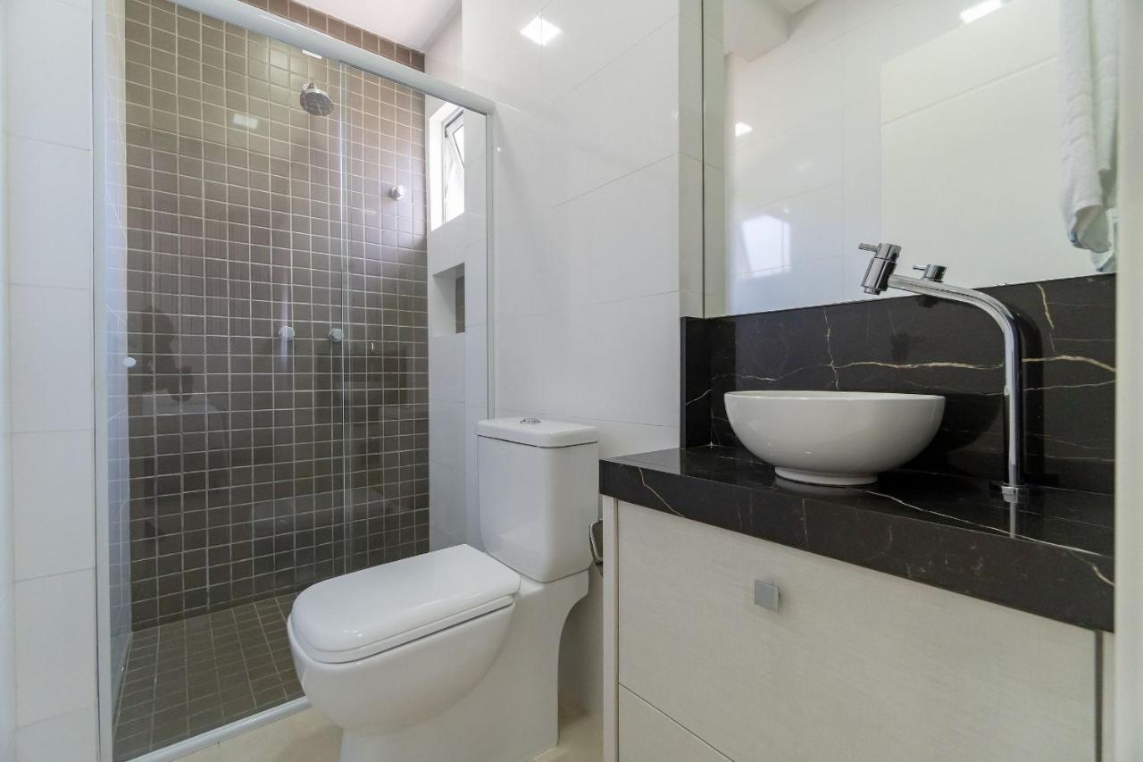 Ampla Cobertura Duplex Em Condominio Com Piscina Bombinhas Exterior foto